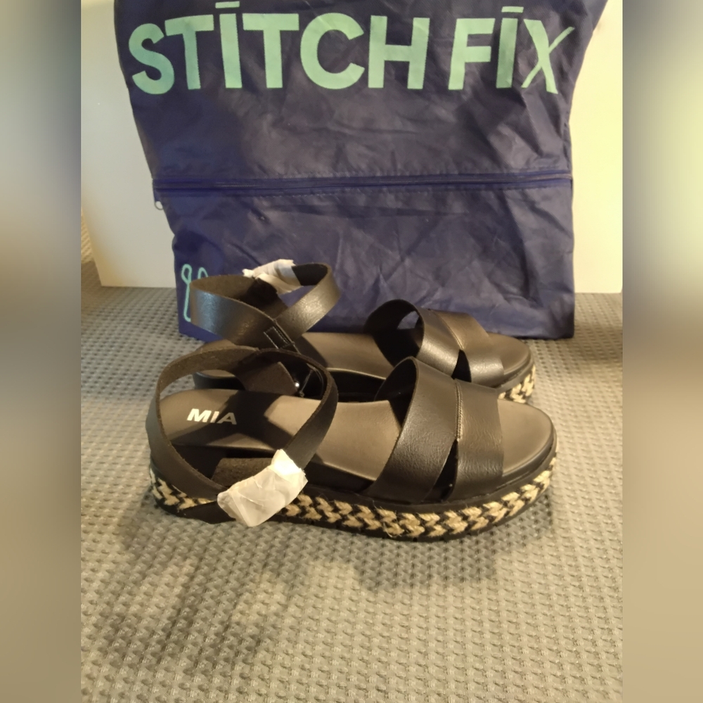 MIA Black Women's Sandals